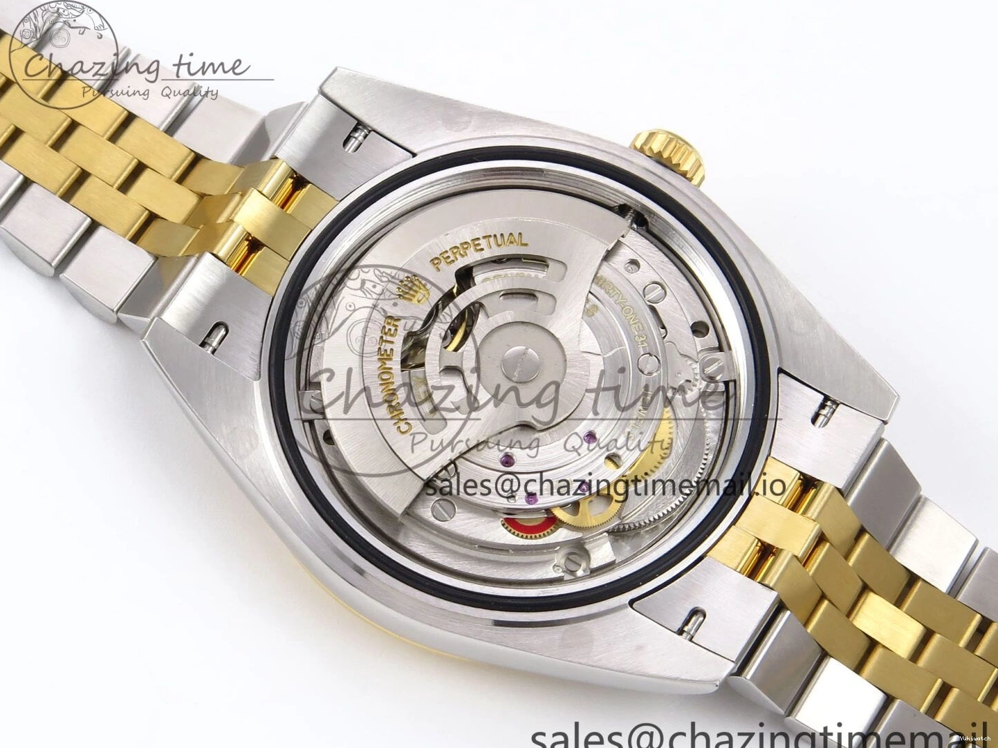 Silver 126333 Best DateJust 41 Edition A3235 SS Stick on YG EWEF Dial Jubilee Bracelet 0118